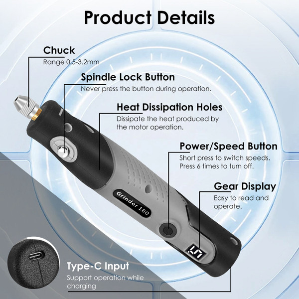 116-Piece Rotary Tool Kit product image