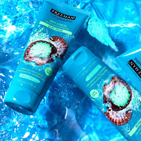 Freeman Anti-Stress Dead Sea Mineral Face Mask (6-Pack) product image Freeman Anti-Stress Dead Sea Mineral Face Mask (6-Pack) product image