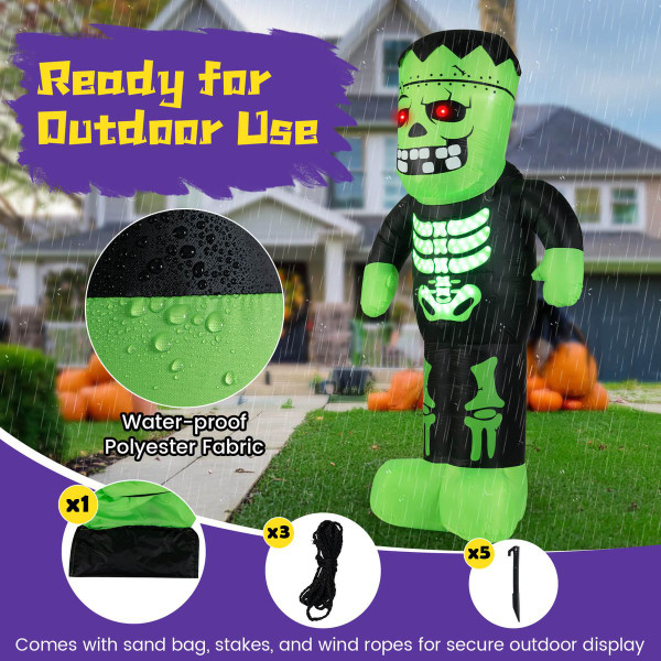 8.4-Foot LED-Lit Frankenstein Inflatable Decoration product image 8.4-Foot LED-Lit Frankenstein Inflatable Decoration product image