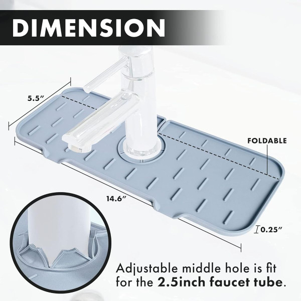 Silicone Faucet Mat for Kitchen product image