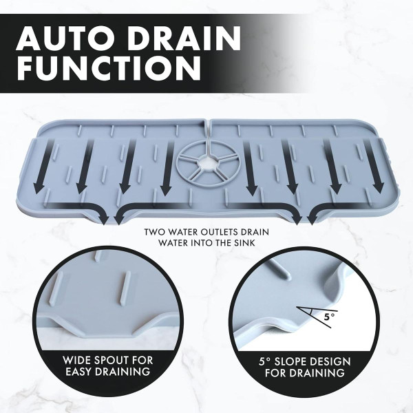 Silicone Faucet Mat for Kitchen product image