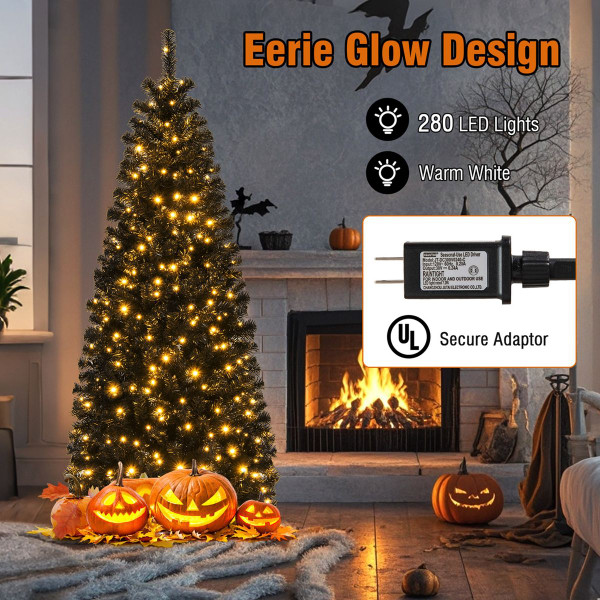 6FT Artificial Halloween Tree with Warm White Lights product image 6FT Artificial Halloween Tree with Warm White Lights product image