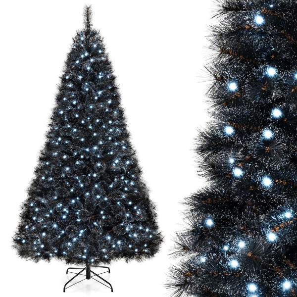 Black Artificial Tree with Frosted Branch Tips  product image Black Artificial Tree with Frosted Branch Tips  product image