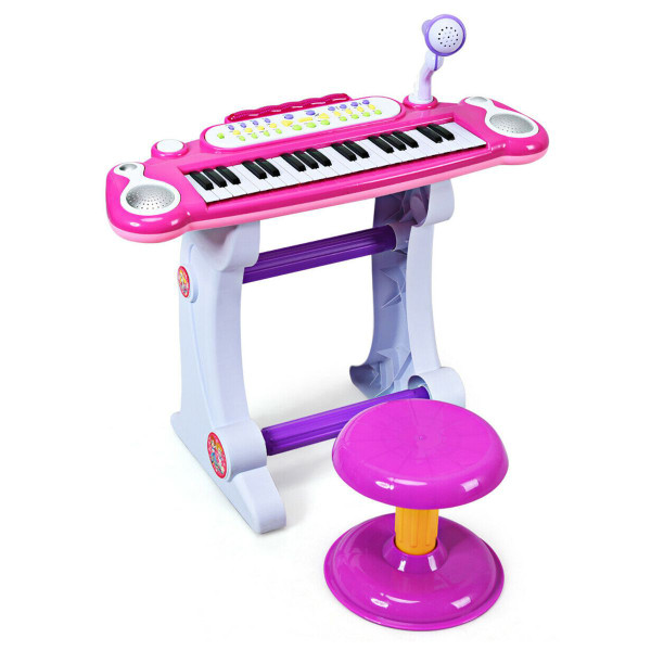 Kids' Electronic 37-Key Keyboard with Microphone product image