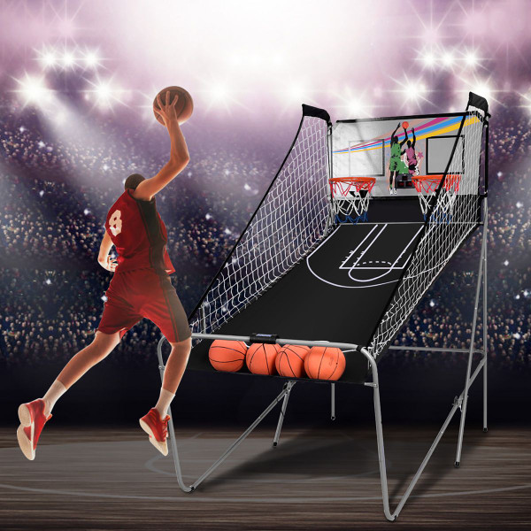 Indoor Double Electronic Basketball Arcade Game with 4 Balls product image