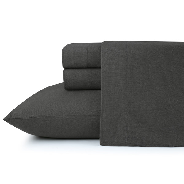 Kathy Ireland 100% Turkish Cotton Solid Flannel Sheet Set  product image