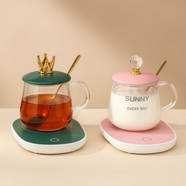 Electric Warming Pad and Mug with Lid product image Electric Warming Pad and Mug with Lid product image