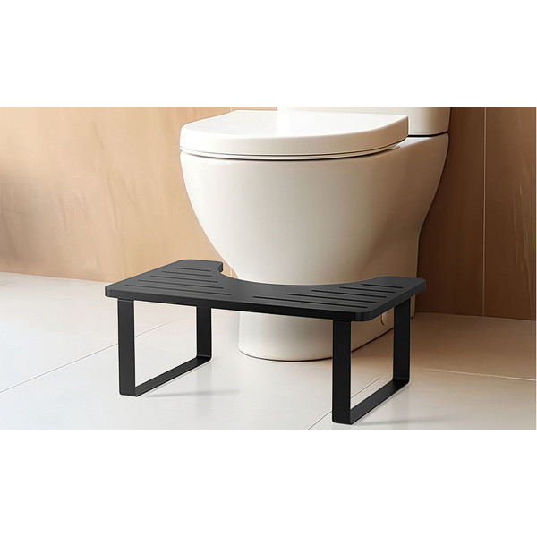 NewHome Bamboo Toilet Stool product image
