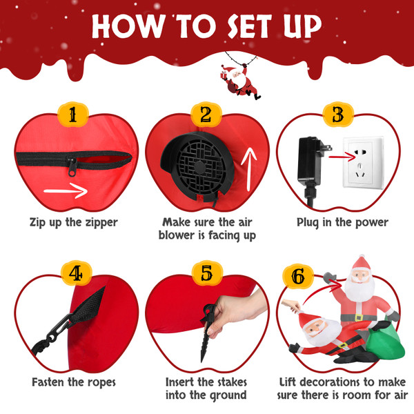 Lighted Christmas Inflatable Decoration product image