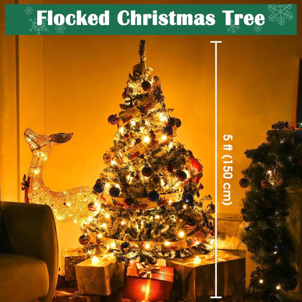 Foldable Natural or Flocked Christmas Tree product image Foldable Natural or Flocked Christmas Tree product image