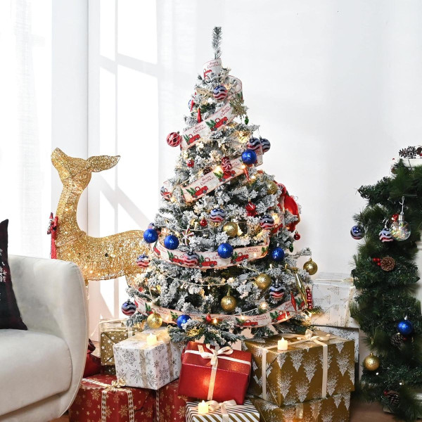Foldable Natural or Flocked Christmas Tree product image Foldable Natural or Flocked Christmas Tree product image