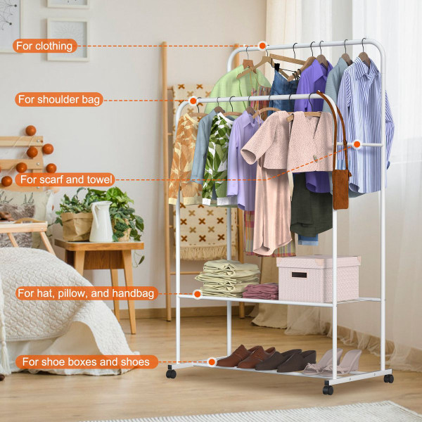 NewHome Closet Organizer Hanging Rack product image NewHome Closet Organizer Hanging Rack product image