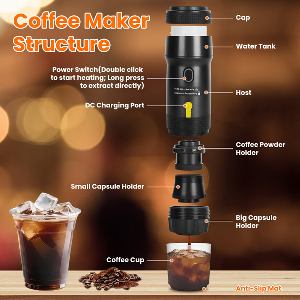 NewHome Portable Electric Espresso Machine product image