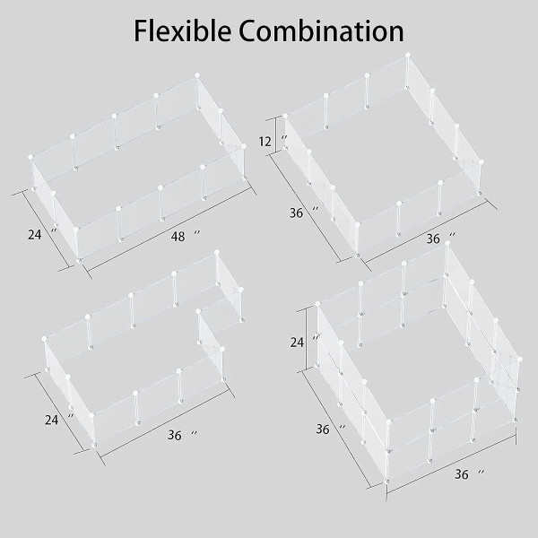 Transparent Clear Small Animal Pen product image