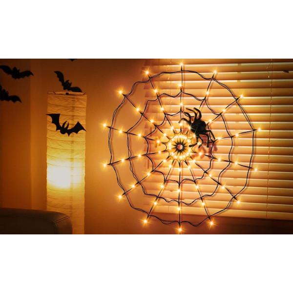 LED Spider Web with Remote Control product image
