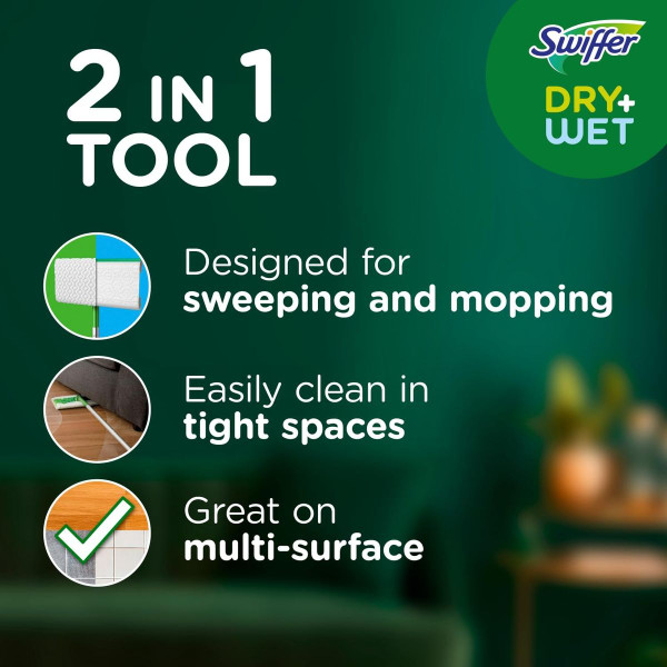 Swiffer 2-in-1 Dry and Wet Multi Surface Floor Cleaner (2-Pack) product image