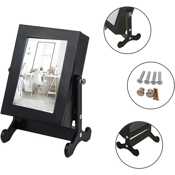 Small Mirror Jewelry Armoire with Stand product image
