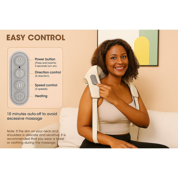 Serenity Cordless Neck and Shoulder Massager product image Serenity Cordless Neck and Shoulder Massager product image