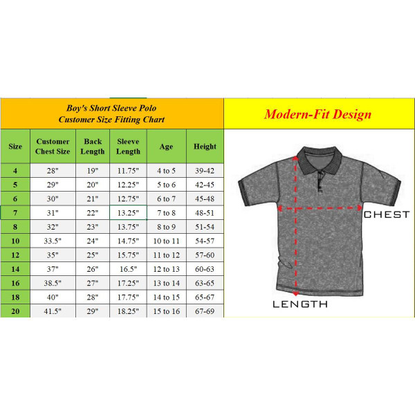 Boys' School Uniform Polo (3-Pack) product image