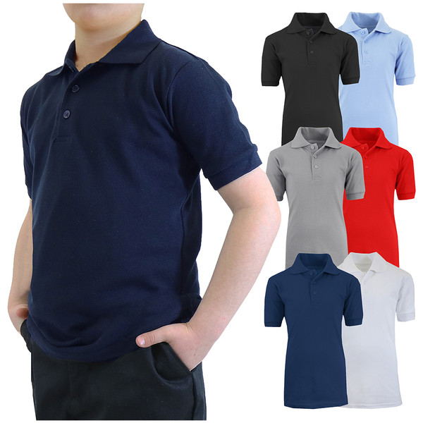 Boys' School Uniform Polo (3-Pack) product image