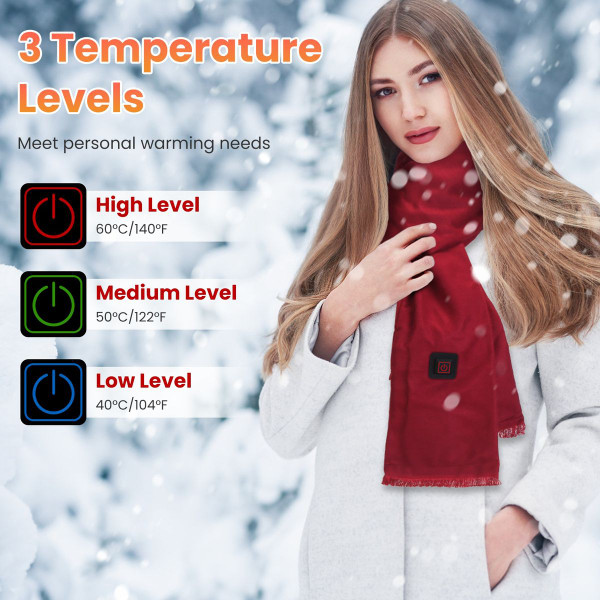 Heated USB Winter Scarf (Requires Power Bank) product image Heated USB Winter Scarf (Requires Power Bank) product image