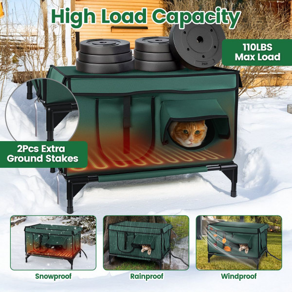 Heated Outdoor Cat House product image