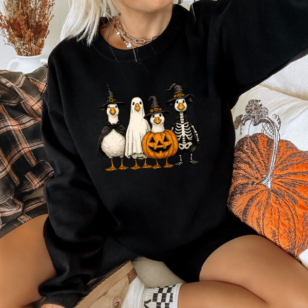 Halloween Geese Crewneck Sweatshirt product image Halloween Geese Crewneck Sweatshirt product image