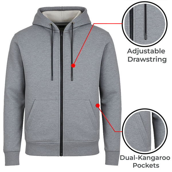 Men’s Fleece-Lined Full-Zip Hoodie (3-Pack) product image Men’s Fleece-Lined Full-Zip Hoodie (3-Pack) product image