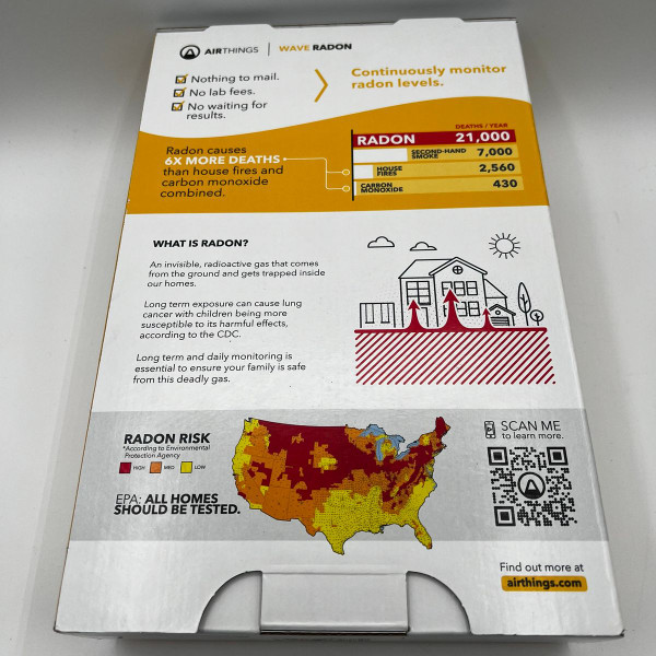 Airthings Smart Radon Detector with Temperature Sensor product image