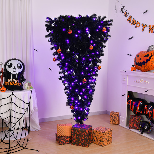 6FT Upside Down Christmas Halloween Tree  product image 6FT Upside Down Christmas Halloween Tree  product image