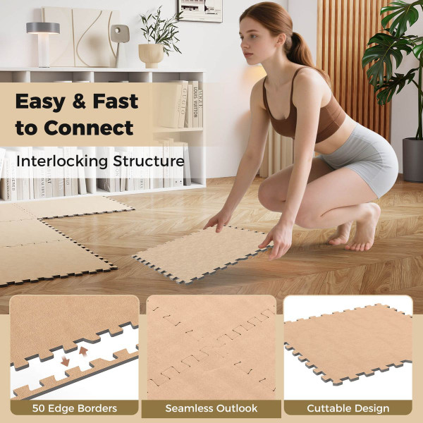 Interlocking Foam Carpet Tiles (25- or 50-Pack) product image