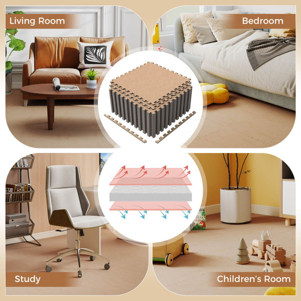 Interlocking Foam Carpet Tiles (25- or 50-Pack) product image