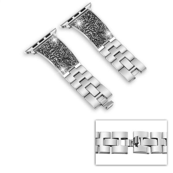 Diamond-Studded Bracelet Bands for All Apple Watch Models product image
