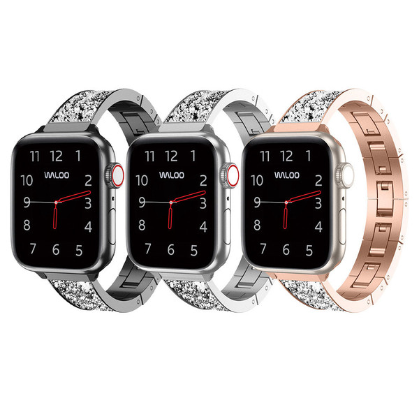 Diamond-Studded Bracelet Bands for All Apple Watch Models product image