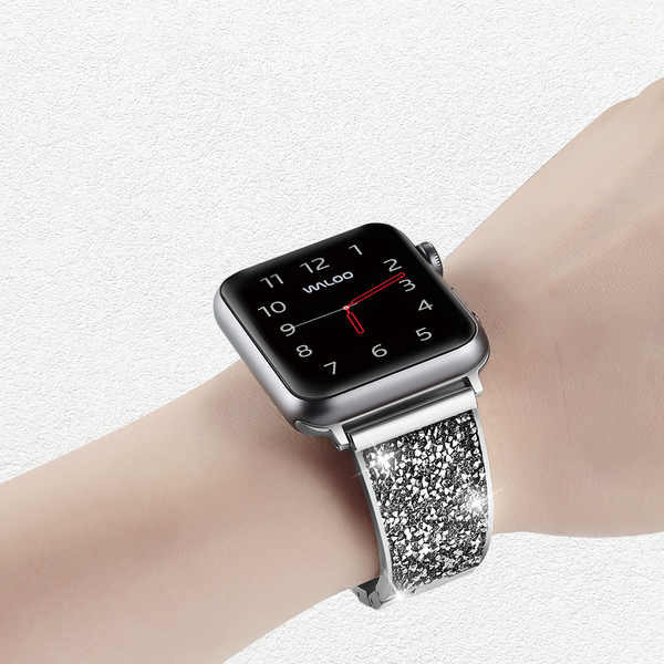 Diamond-Studded Bracelet Bands for All Apple Watch Models product image