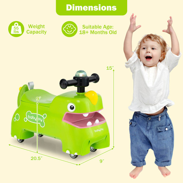 Babyjoy Ride-on Dinosaur Push Car product image Babyjoy Ride-on Dinosaur Push Car product image