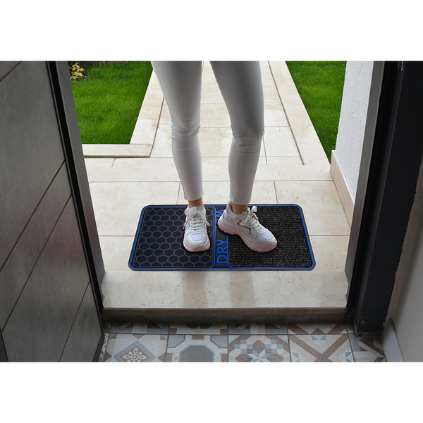 18" x 32" 2-in-1 Wet & Dry Shoe Cleaning Outdoor Floor Mats product image