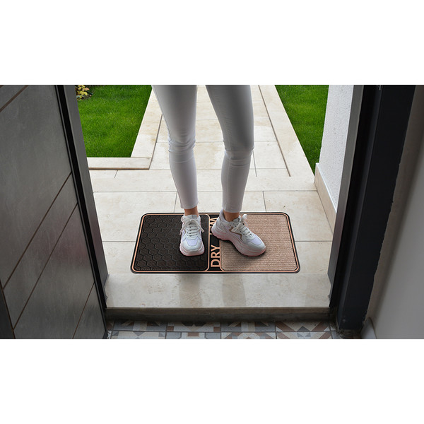 18" x 32" 2-in-1 Wet & Dry Shoe Cleaning Outdoor Floor Mats product image