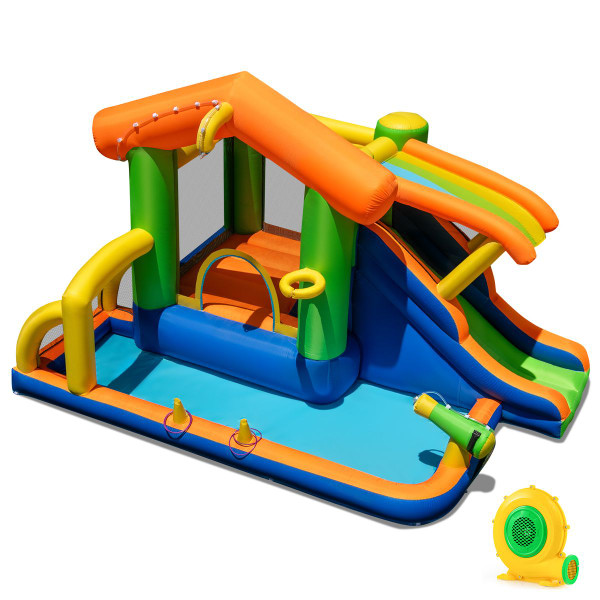 8-in-1 Multifunctional Water Park with Slide product image
