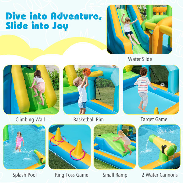 Inflatable Water Park   with Climbing Wall product image