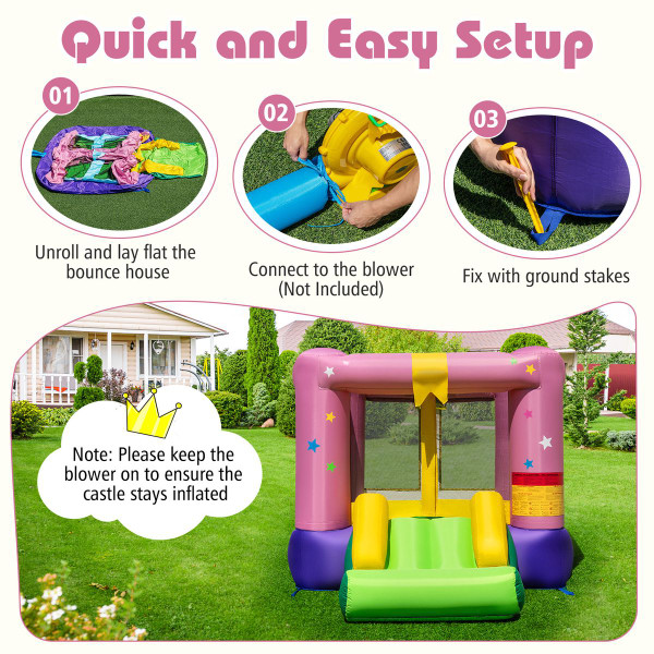 Inflatable Bouncy Castle with Jumping Area Slide  product image Inflatable Bouncy Castle with Jumping Area Slide  product image