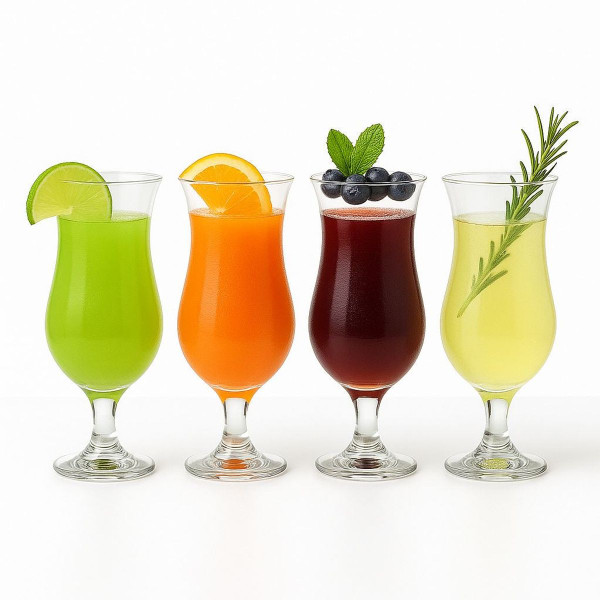 Epure Glass Venezia Pina Colada Hurricane Glasses (Set of 4) product image