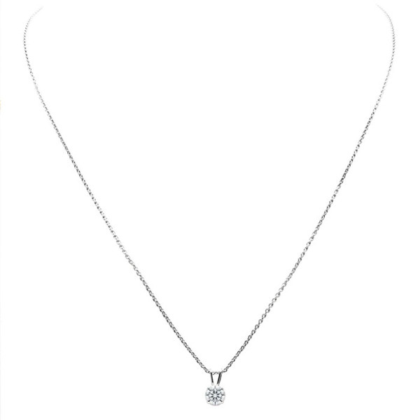1/2CT Real Diamond Necklace in White Gold  product image