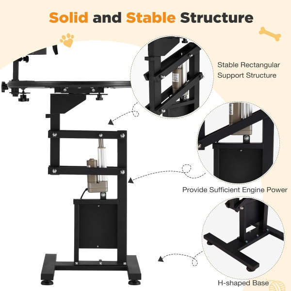 Electric Height-Adjustable Lift Grooming Table for Pets  product image Electric Height-Adjustable Lift Grooming Table for Pets  product image
