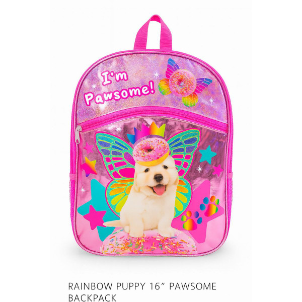 16" Rainbow Puppy Backpack product image 16" Rainbow Puppy Backpack product image