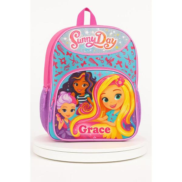 Sunny Day Hair 16" Adjustable Girls Backpack product image Sunny Day Hair 16" Adjustable Girls Backpack product image