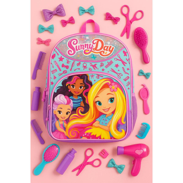 Sunny Day Hair 16" Adjustable Girls Backpack product image Sunny Day Hair 16" Adjustable Girls Backpack product image