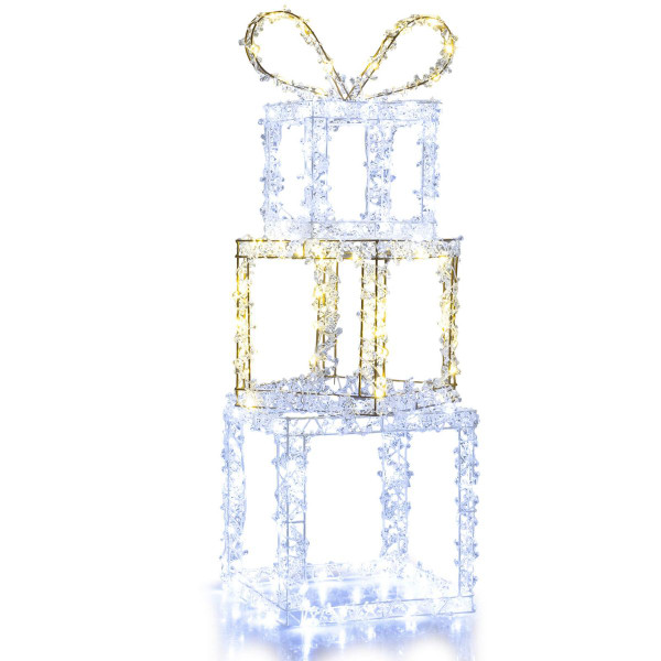 Pre-Lit Christmas Present Boxes with 200 LED Lights (Set of 3) product image Pre-Lit Christmas Present Boxes with 200 LED Lights (Set of 3) product image