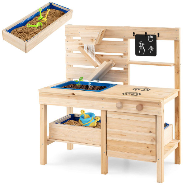Kids Mud Kitchen with Detachable Sandbox product image Kids Mud Kitchen with Detachable Sandbox product image