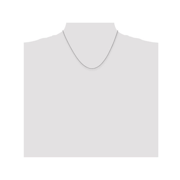 14K White Gold  Spiga Chain Necklace product image